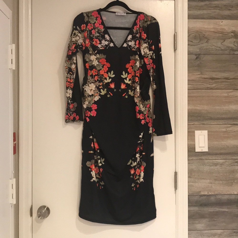 Bluebelle maternity floral dress size l